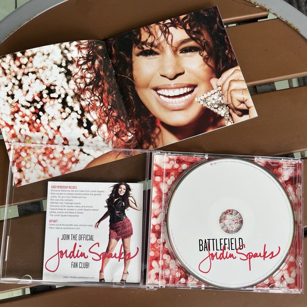 Jordin Sparks Battlefield CD 2009 Pop R&B Album Music Disc Tested Complete